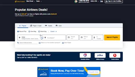 onetravel flight booking.